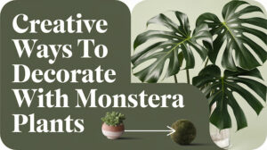 Creative Ways to Decorate with Monstera Plants